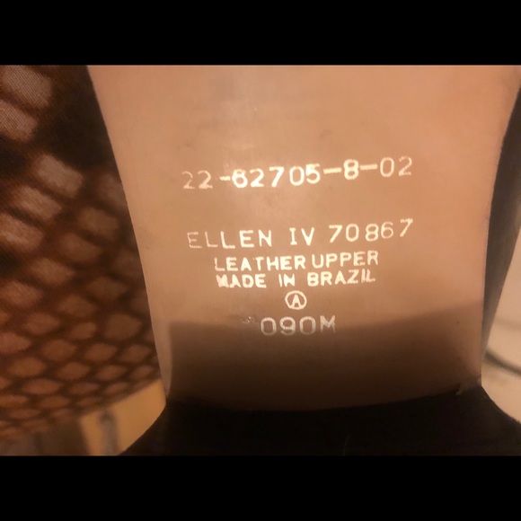 COPY - Leather Upper Sz 9M Ellen KF LTD Women’Boots Black - Picture 7 of 8